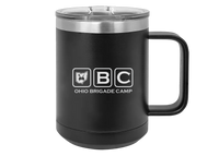 Engraved 15oz Travel Mug-Black