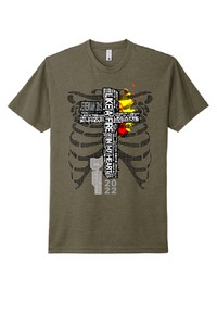 2022 Ohio Brigade Camp Like A Fire Shirt-Military Green