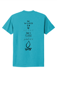 2022 Ohio Brigade Women's Camp Like A Fire Shirt-Bondi Blue