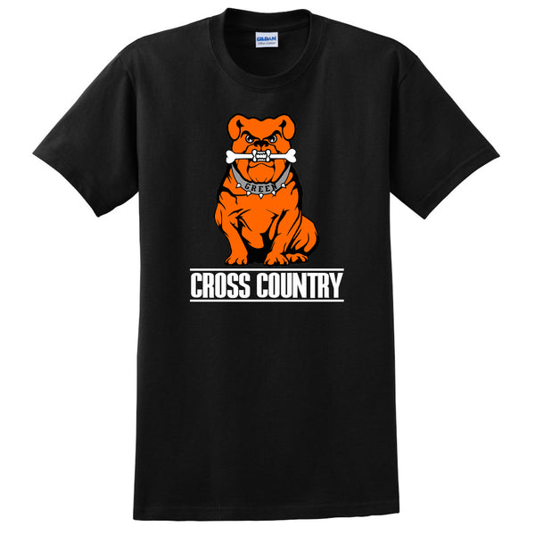 Green Cross Country Men's Short Sleeve Tee Shirt