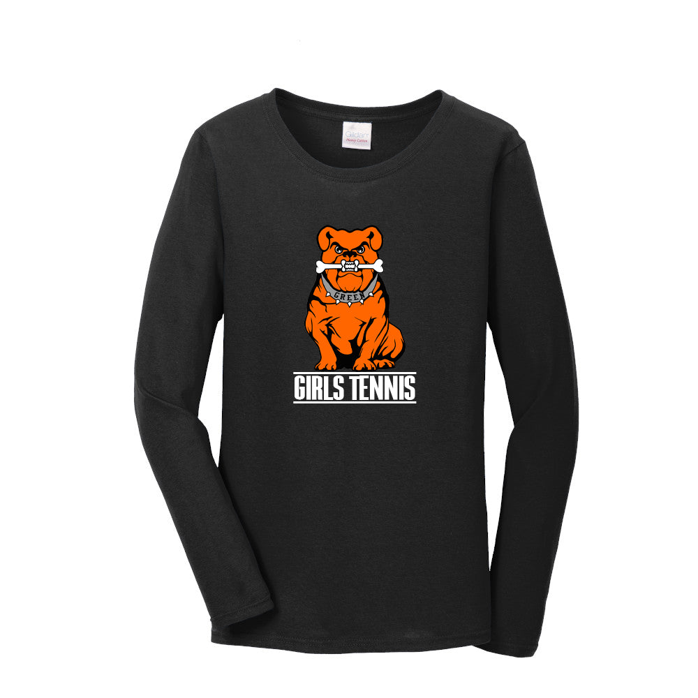 Green Girls Tennis Women's Long Sleeve Tee Shirt