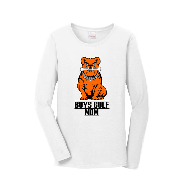 Green Boys Golf MOM Long Sleeve Tee