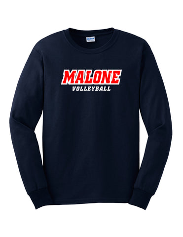Malone Volleyball Men's Long Sleeve Tee