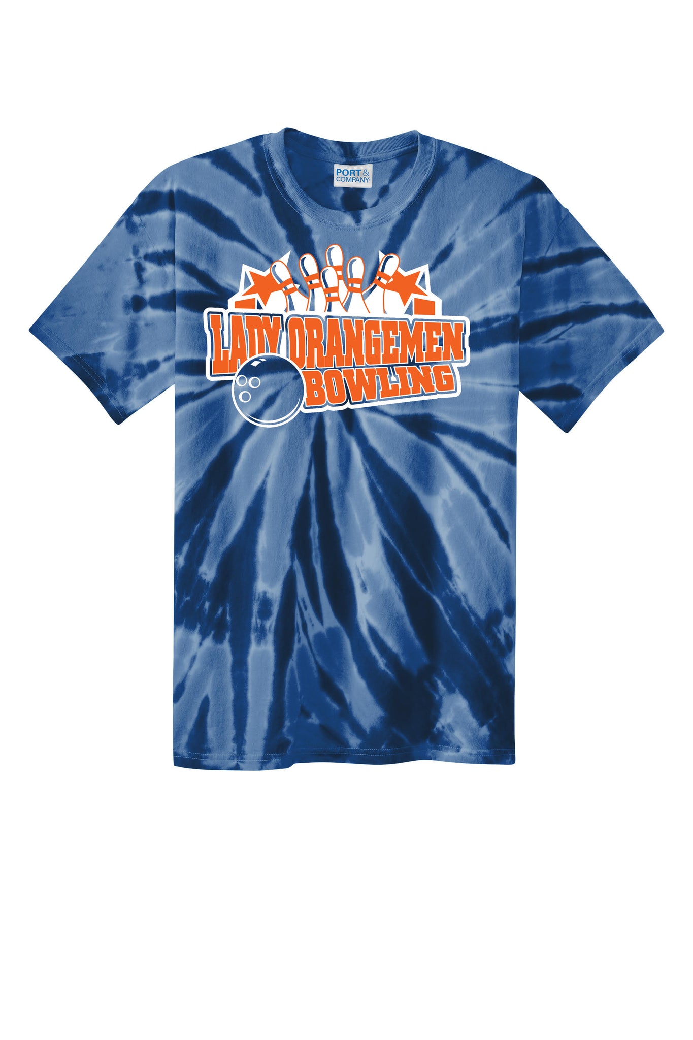 Lady Orangemen Bowling Tie-Dye T-Shirts