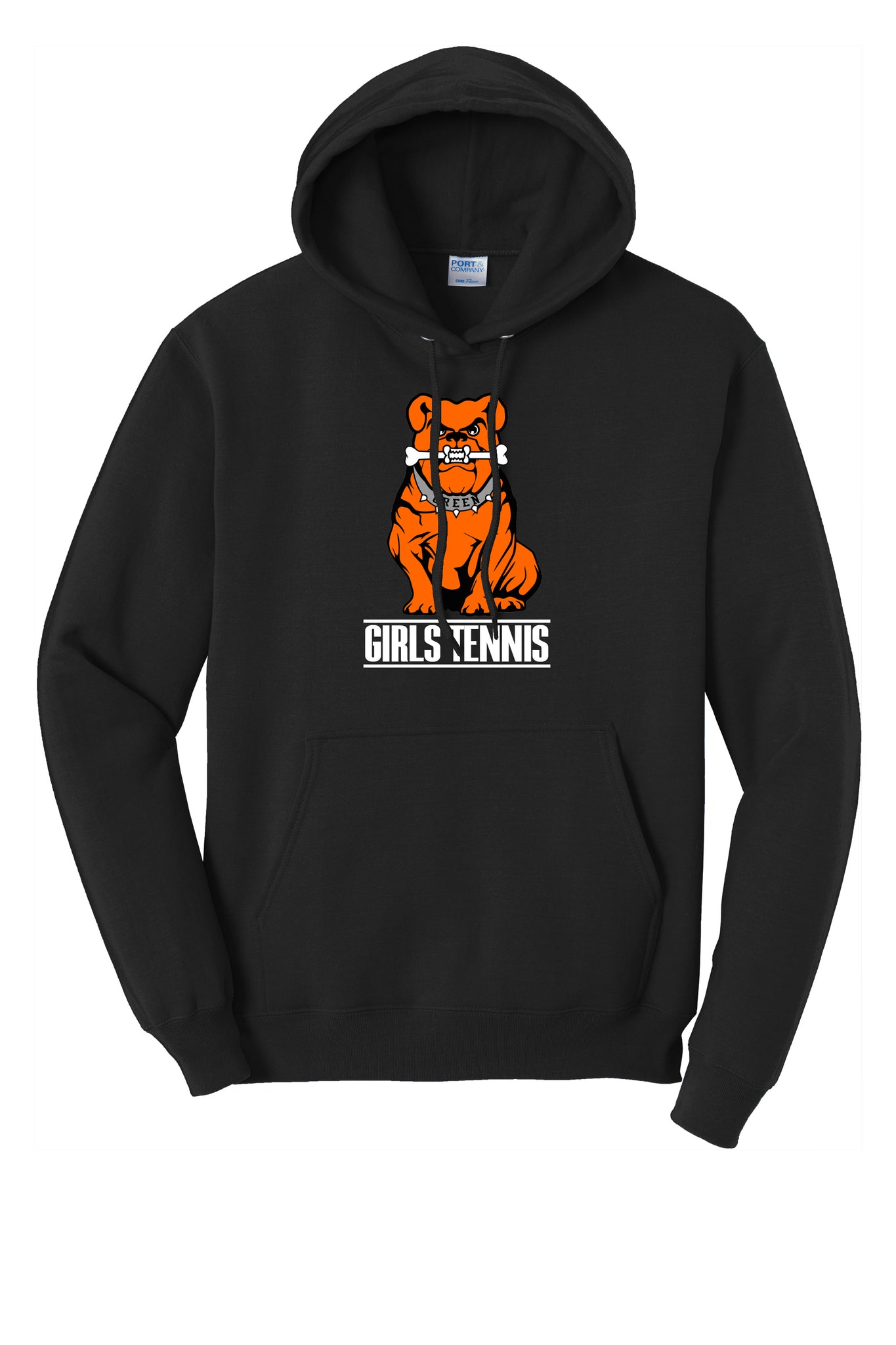 Green Girls Tennis Unisex Hooded Sweatshirt