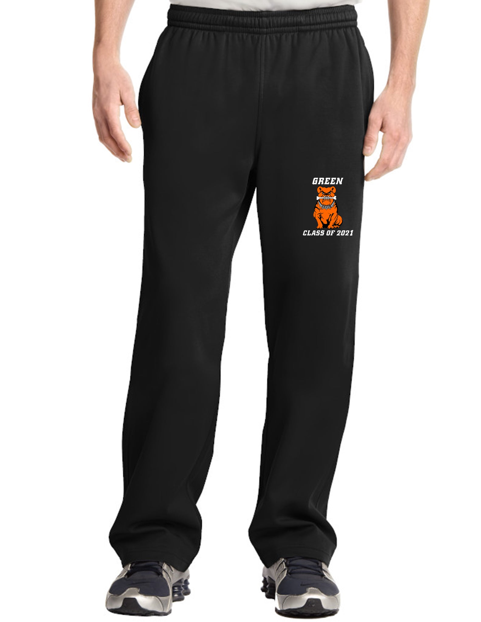 Green Class of 2021 Men's Fleece Sweatpants