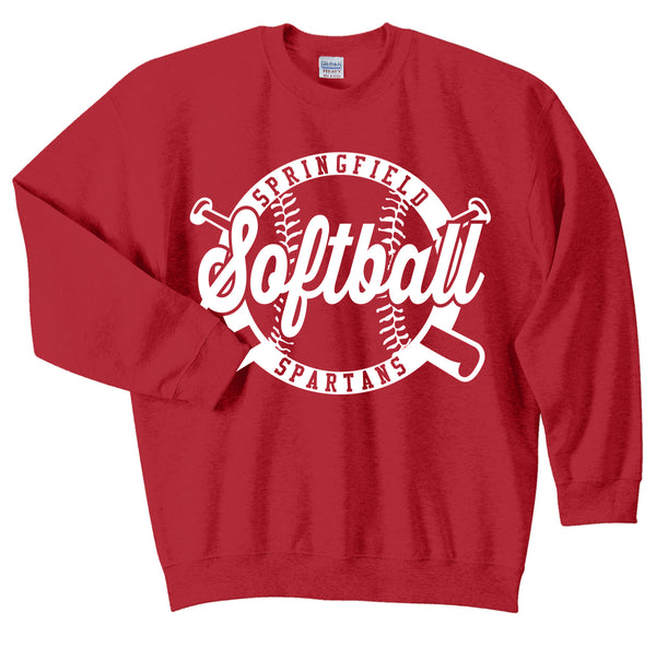 Springfield Softball Crewneck Sweatshirt